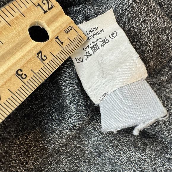 Madewell Structured Tie-Back Sweater Charcoal Heather Short Sleeve Top XXS F5125 - Picture 6 of 8